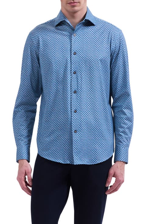 Devon OoohCotton® Dot Button-Up Shirt