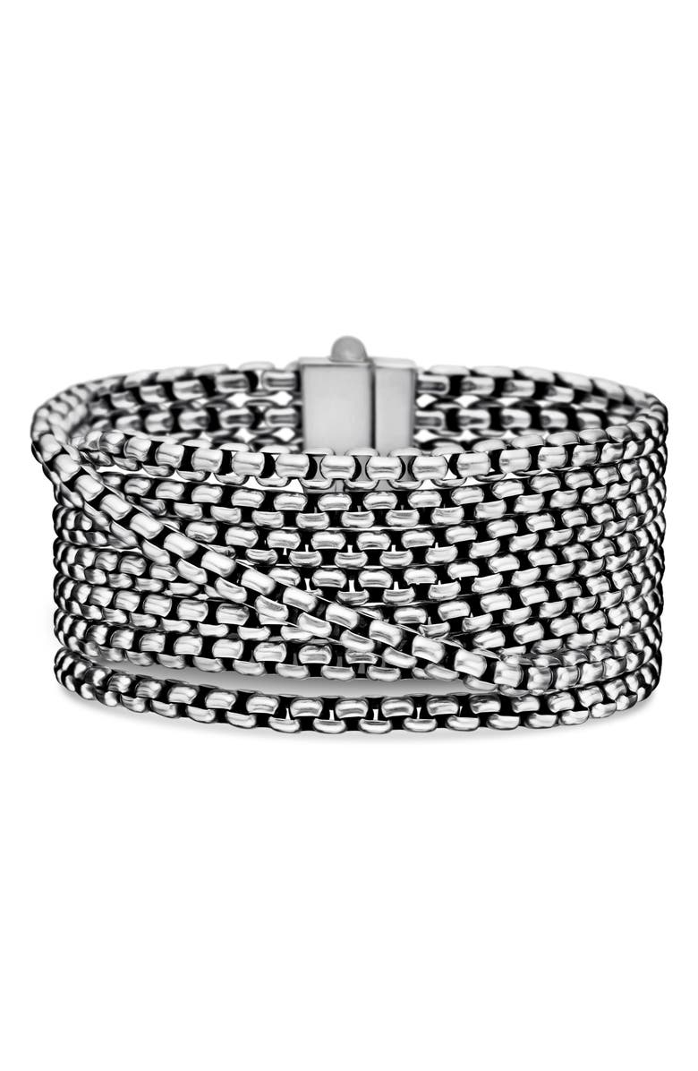 David Yurman 'Box Chain' 8-Row Bracelet, Main, color, 