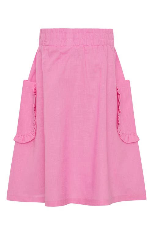 Tiny Tribe Kids' Cotton & Linen Pull-on Skirt