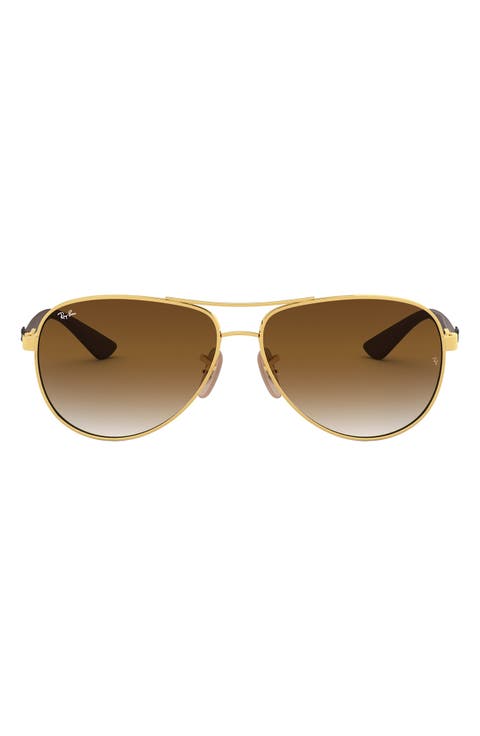 61mm Gradient Pilot Sunglasses
