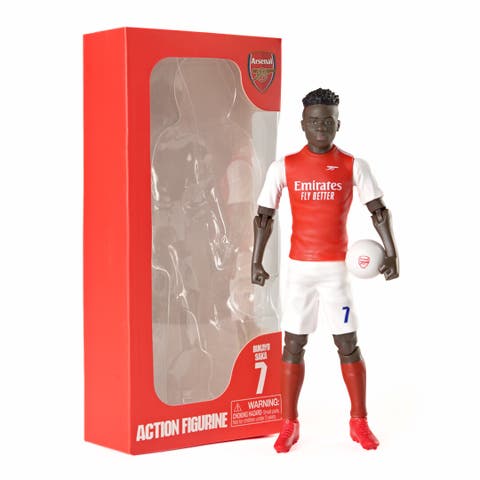 SOCKERS Arsenal F.C. Bukayo Saka 8" Collectible Soccer Action Figure