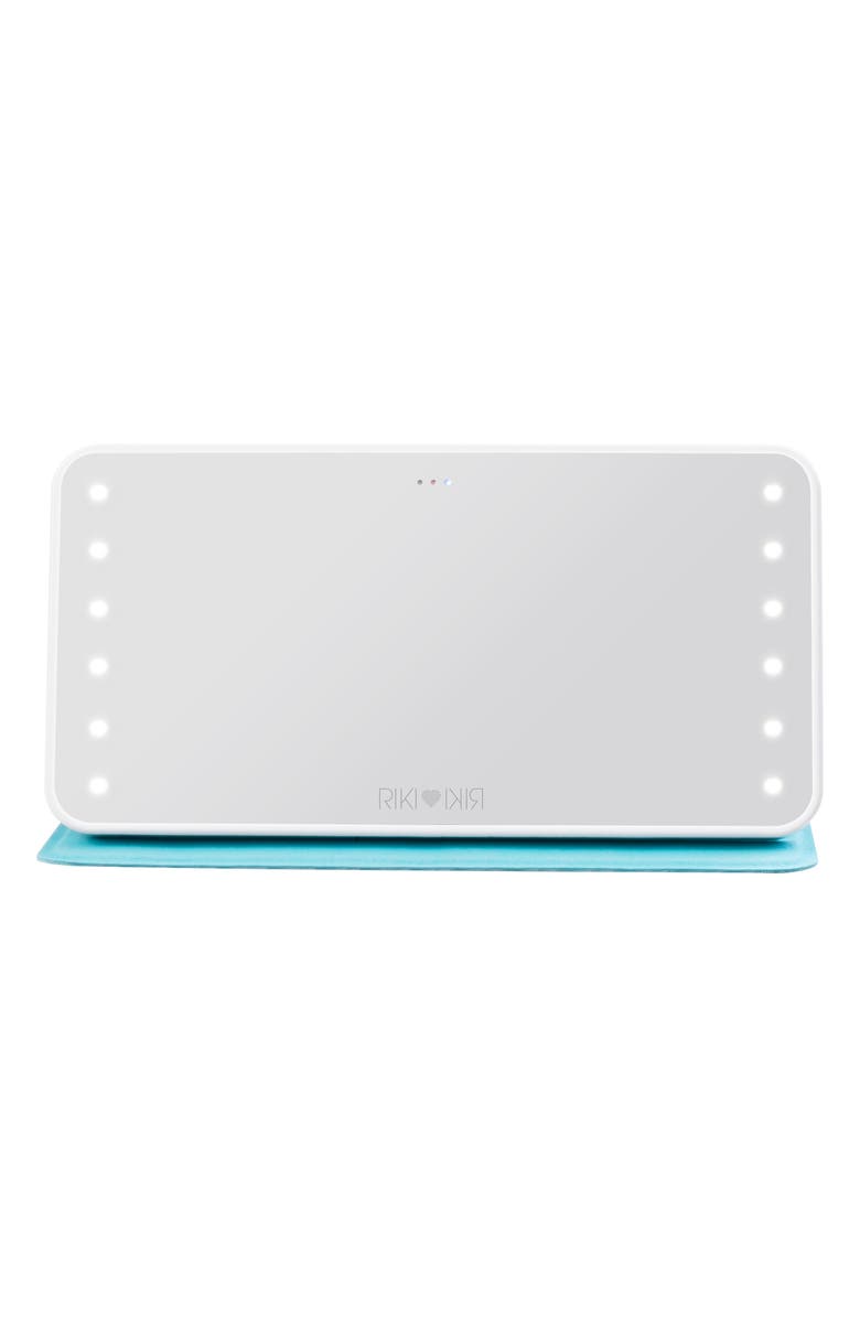 Riki Loves Riki Riki Powerful LED-lighted Mirror & Power Bank, Main, color, 