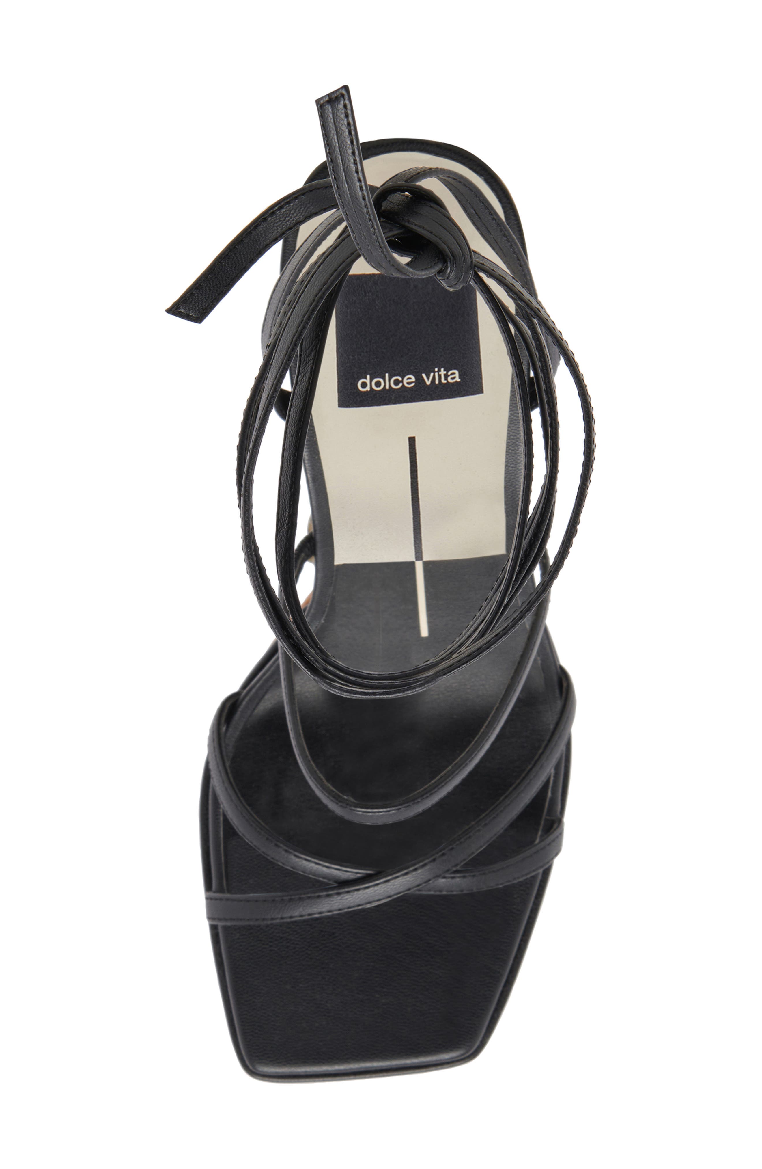 Dolce Vita Amanda Ankle Tie Block Heel Sandal, Alternate, color, 