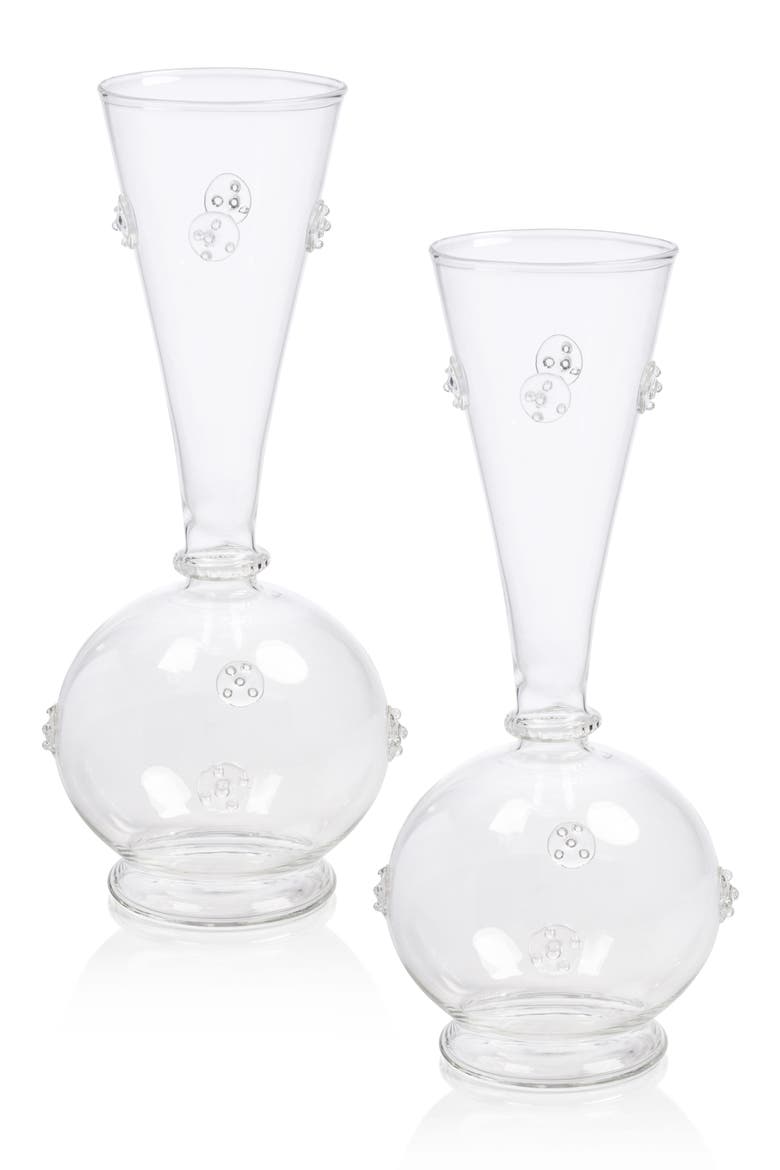 Vendome Set of 2 Vases, Main, color, CLEAR
