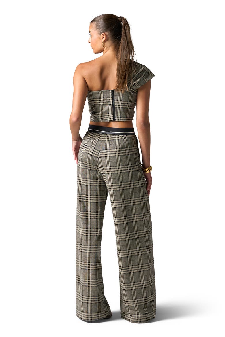 Camelia Top, Alternate, color, Multi Tartan