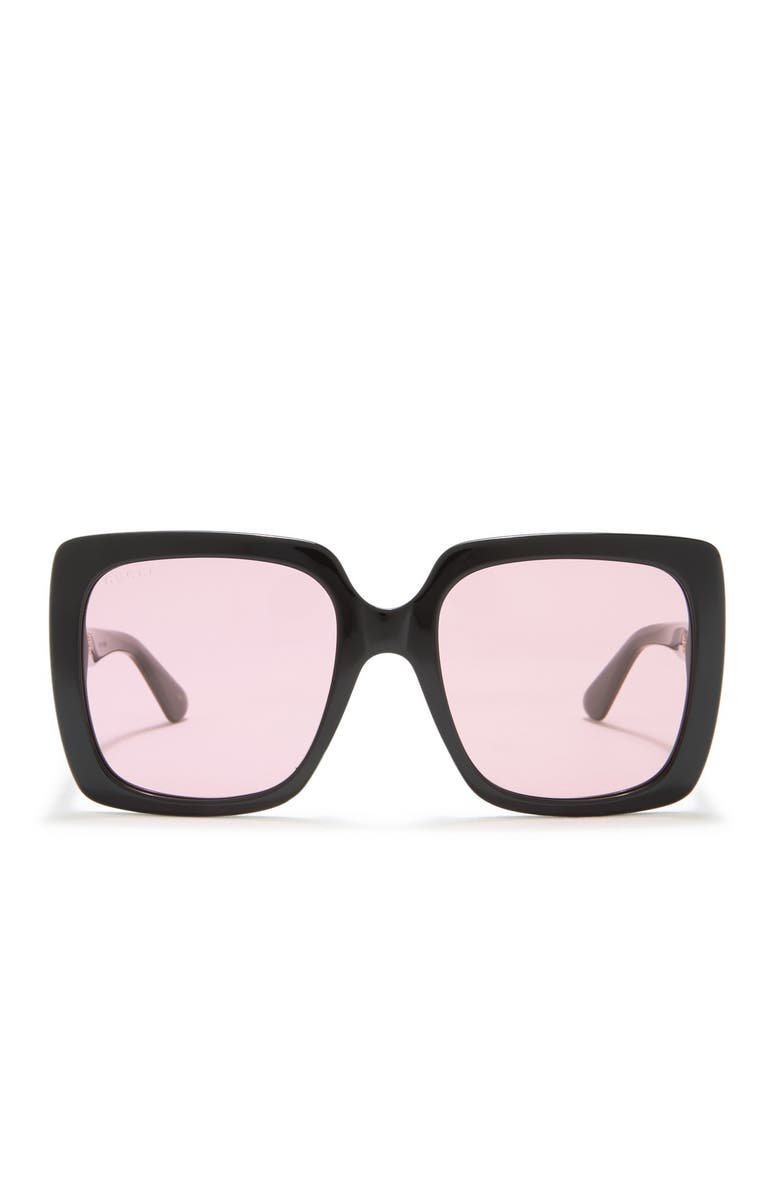 Gucci 54mm Square Sunglasses, Alternate, color,