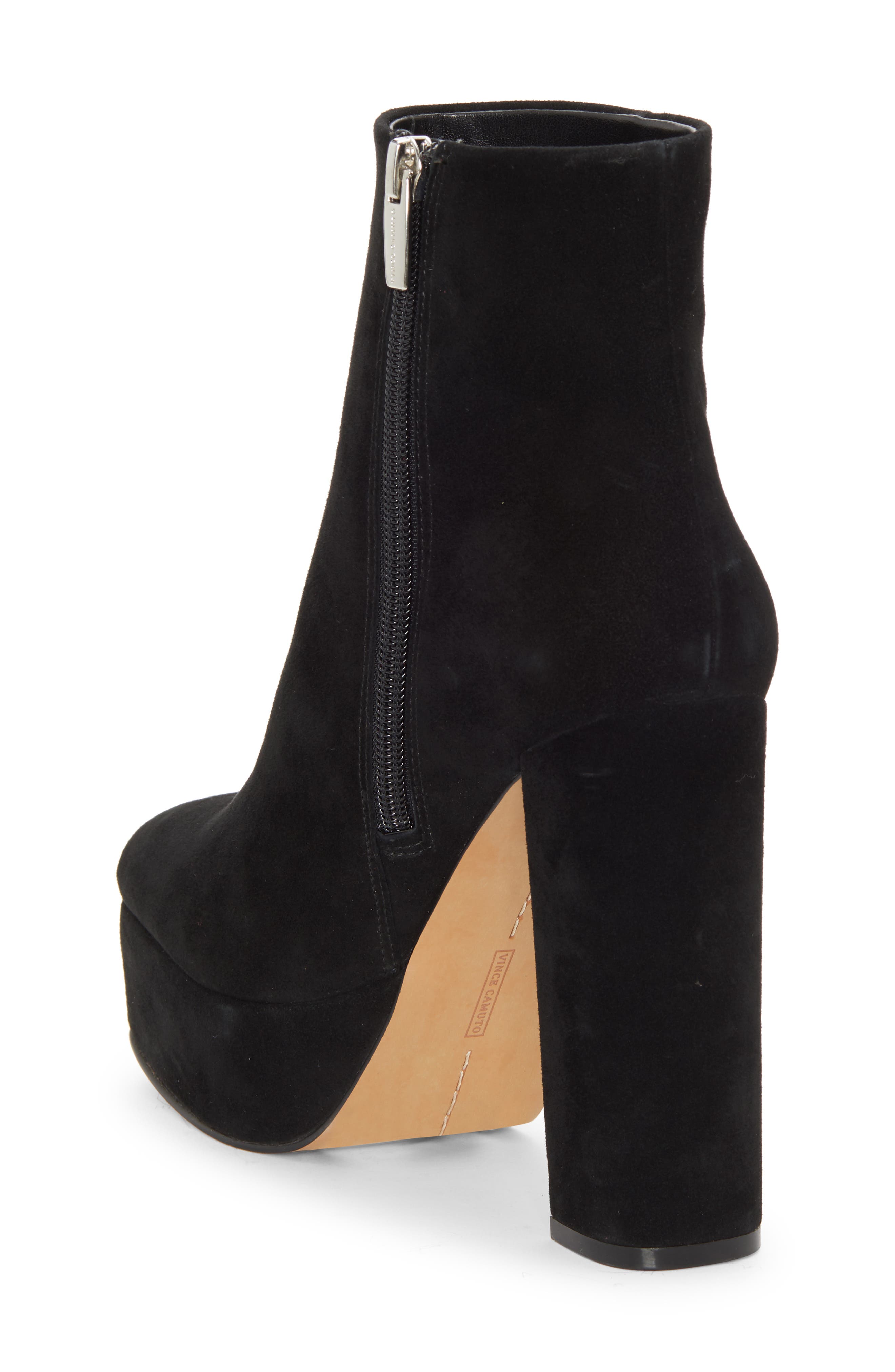 Vince Camuto Leslieon Square Toe Platform Boot, Alternate, color, 