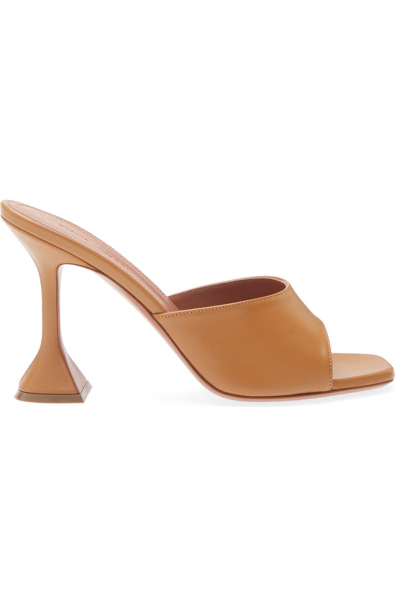 Amina Muaddi Lupita Slide Sandal, Alternate, color, Brown