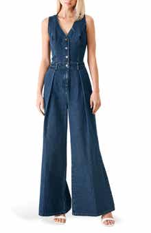 FREEMARKET Sleeveless Denim Jumpsuit