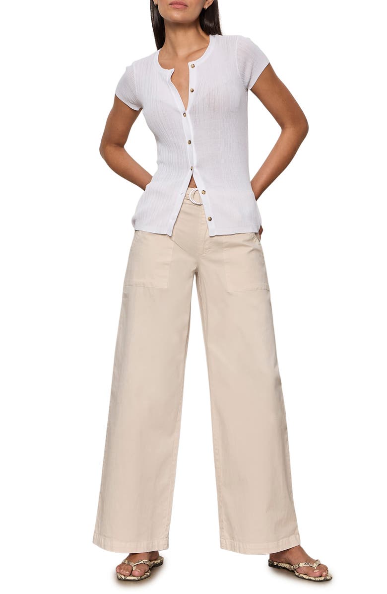Sanctuary Belted Wide Leg Pants, Alternate, color, 