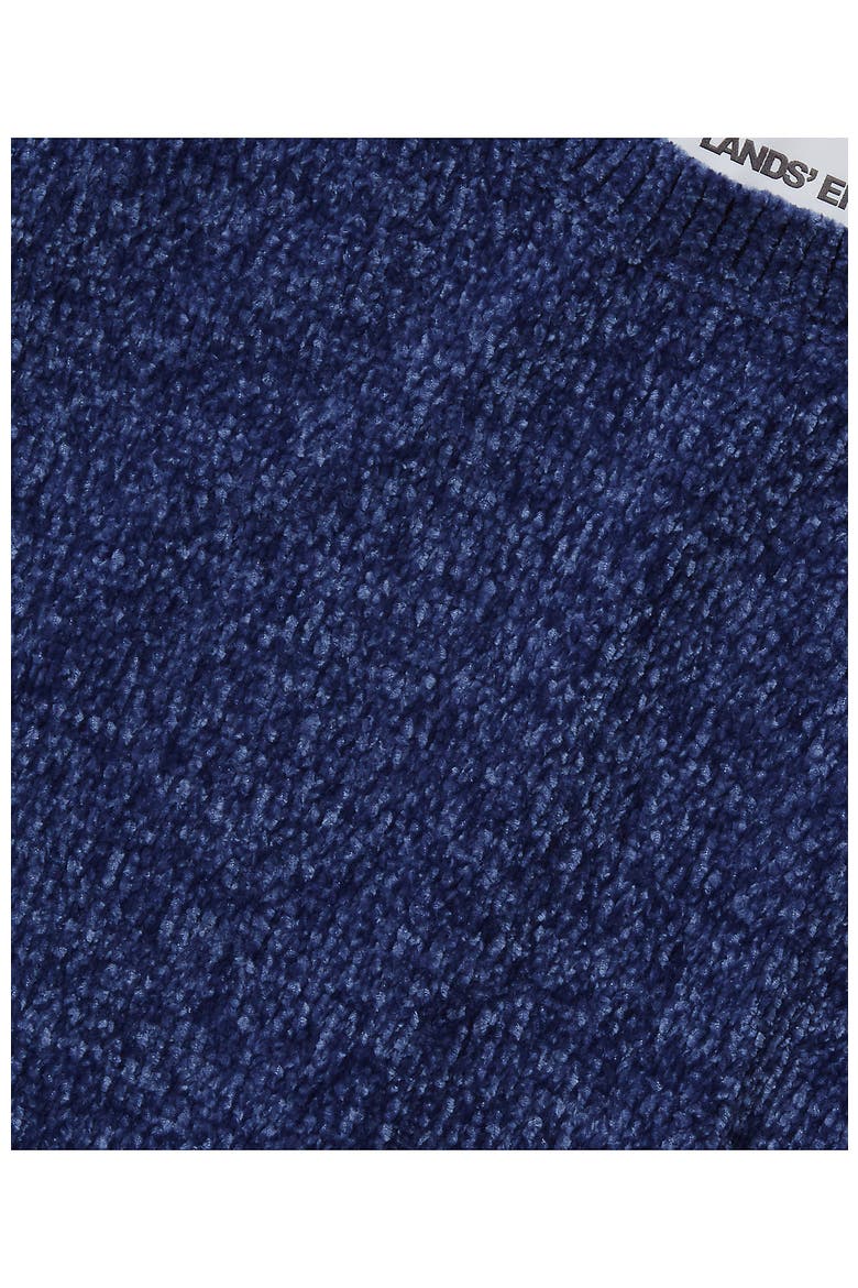 Girls Chenille Sweater, Alternate, color, Gray Blue