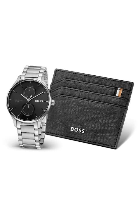 Tyler Bracelet Watch, 43mm & Wallet Set
