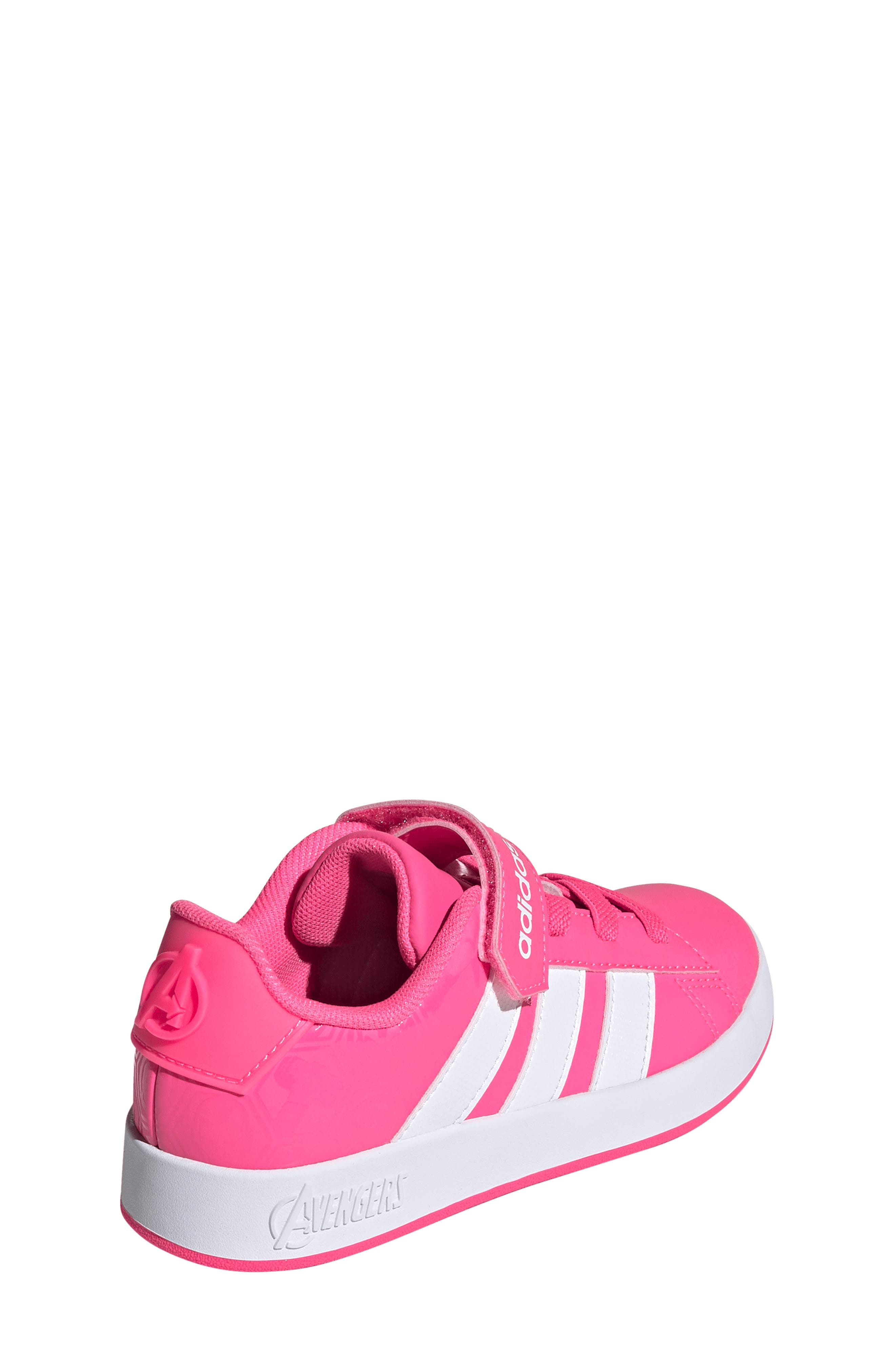 adidas Kids' Grand Court Sneaker, Alternate, color, Lucid Pink/ White/ Clear Pink