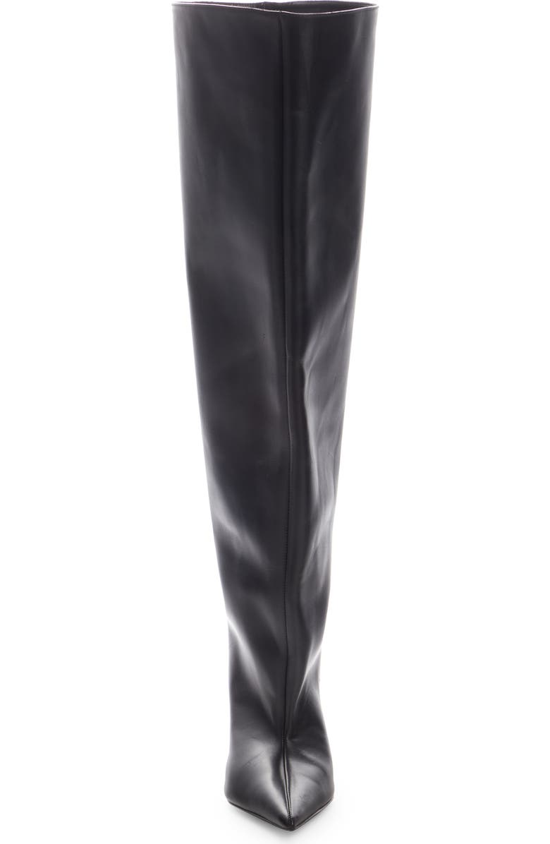 Balenciaga Waders Wide Shaft Pointed Toe Boot, Alternate, color,