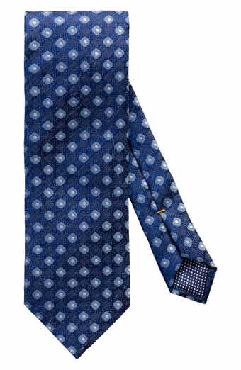 Eton Medallion Silk & Linen Tie