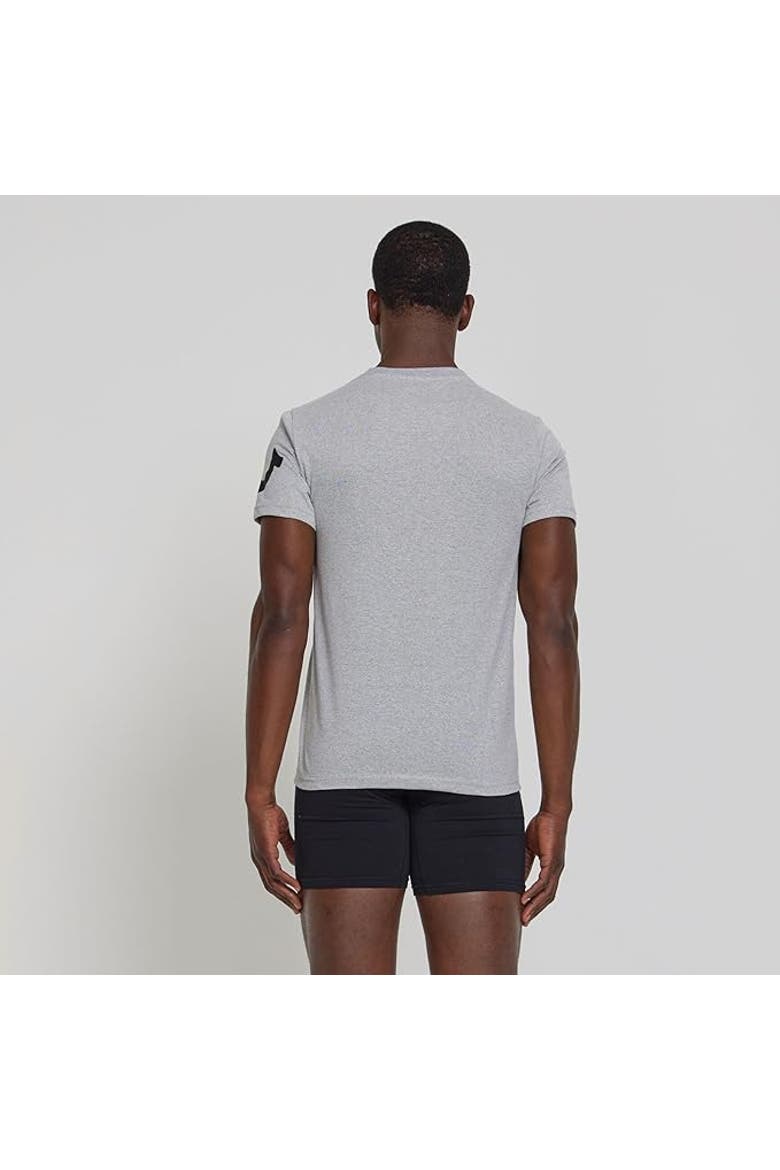 Crew Neck Undershirts 4 Pack, Alternate, color, White/White/Heather Grey/Black