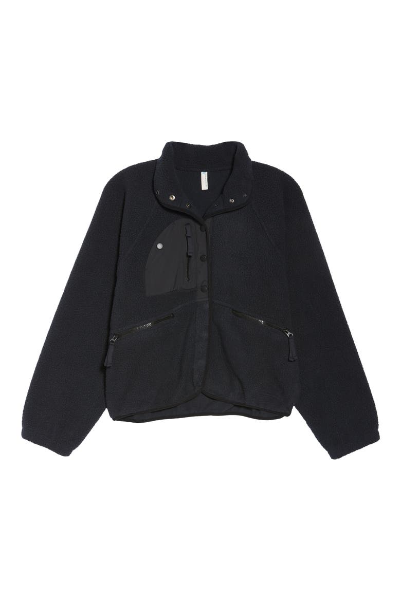 FP Movement Hit the Slopes Fleece Jacket, Alternate, color, BLACK