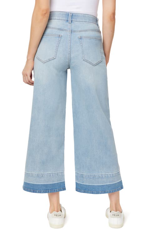 Curve Appeal Ladies Who Brunch Cropped Wide Leg Jeans In Positano