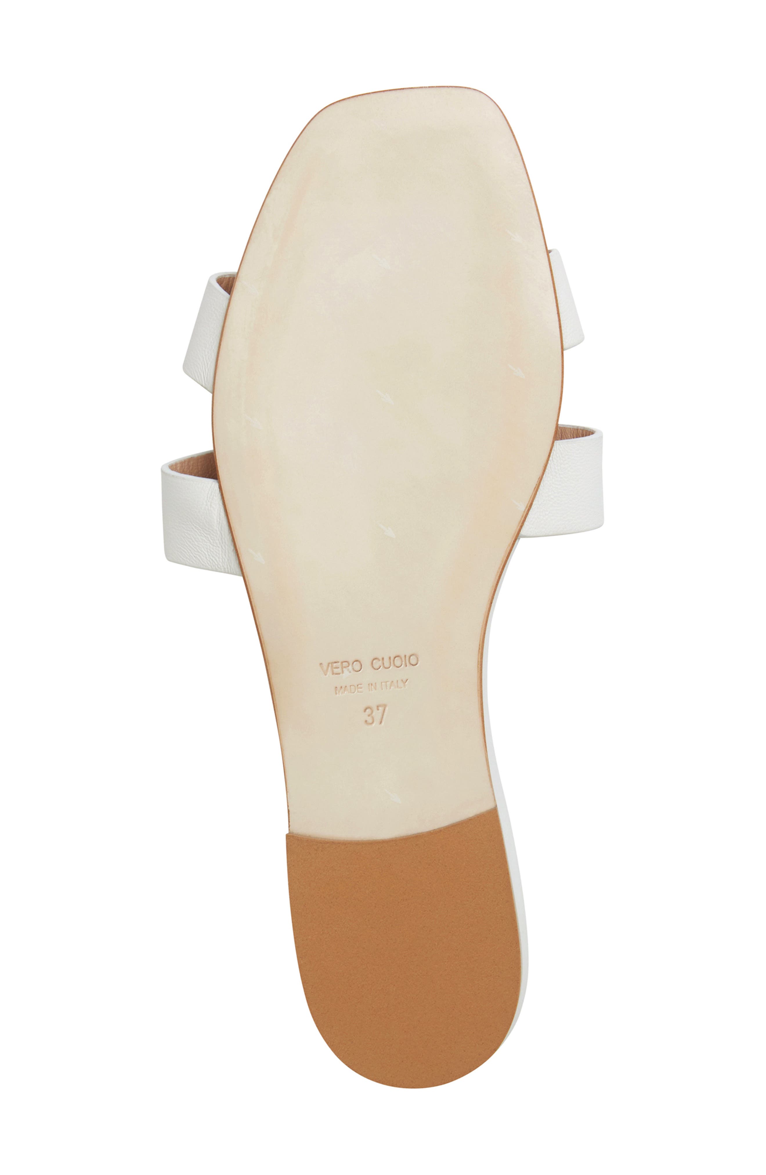 Bruno Magli Fina Slide Sandal, Alternate, color, White