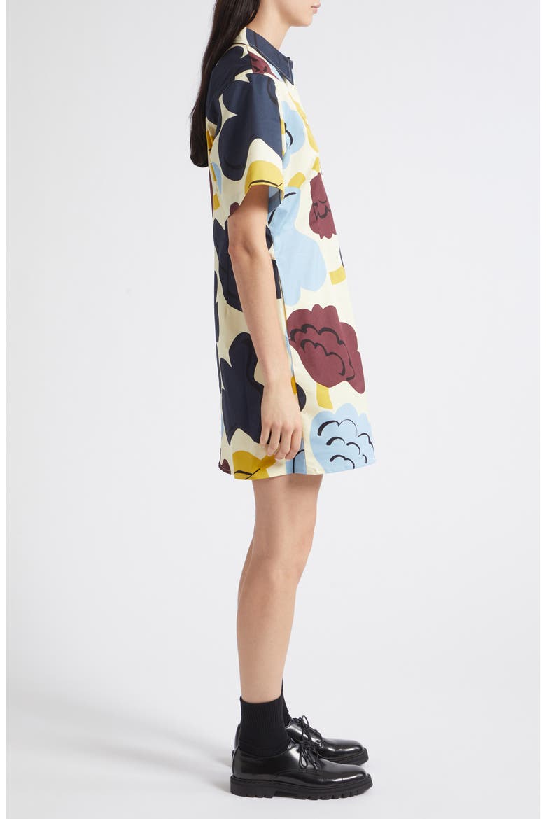 Seikkailu Print Shirtdress, Alternate, color, YELLOW BLUE DK BLUE