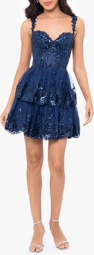 Blondie Nites Sequin Lace Minidress