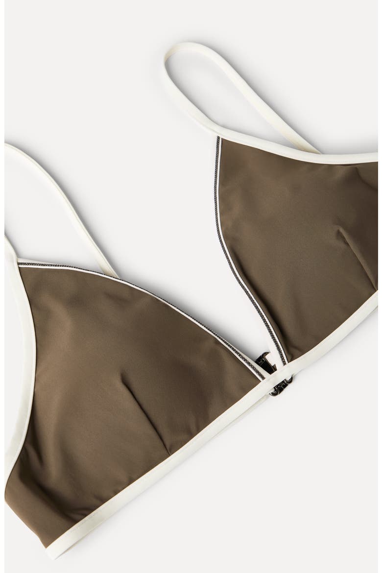 Bikini top with monili, Alternate, color, Military