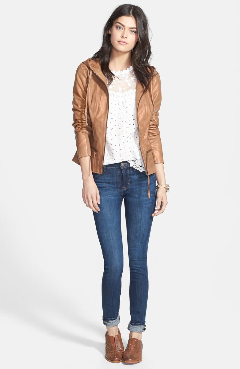 Hudson Jeans 'Collette' Skinny Jeans, Alternate, color, 