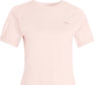 adidas Originals Cali Lace Inset Cotton T-Shirt