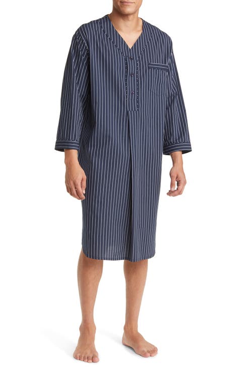 Sunset Blues Cotton Blend Nightshirt