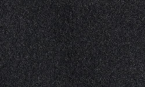 Dkny Feather Yarn Hooded Sweater In Black