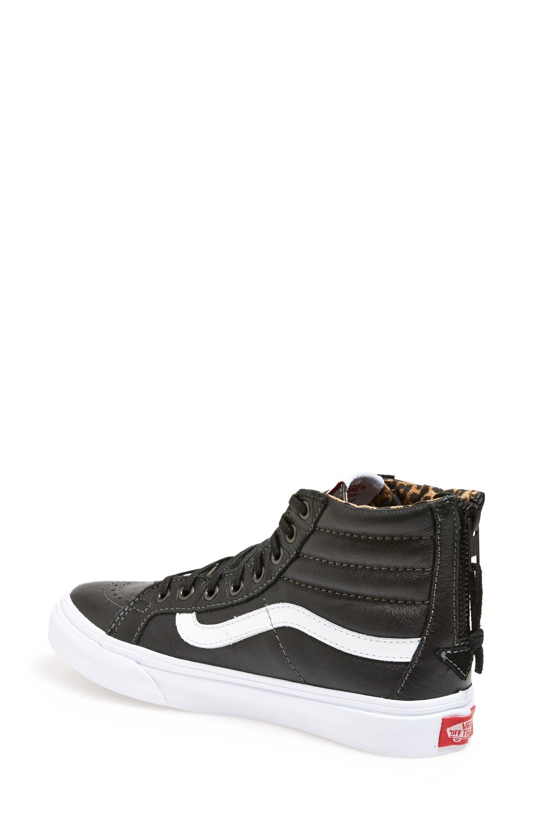 Vans 'Sk8-Hi Slim Zip' Sneaker, Alternate, color, 