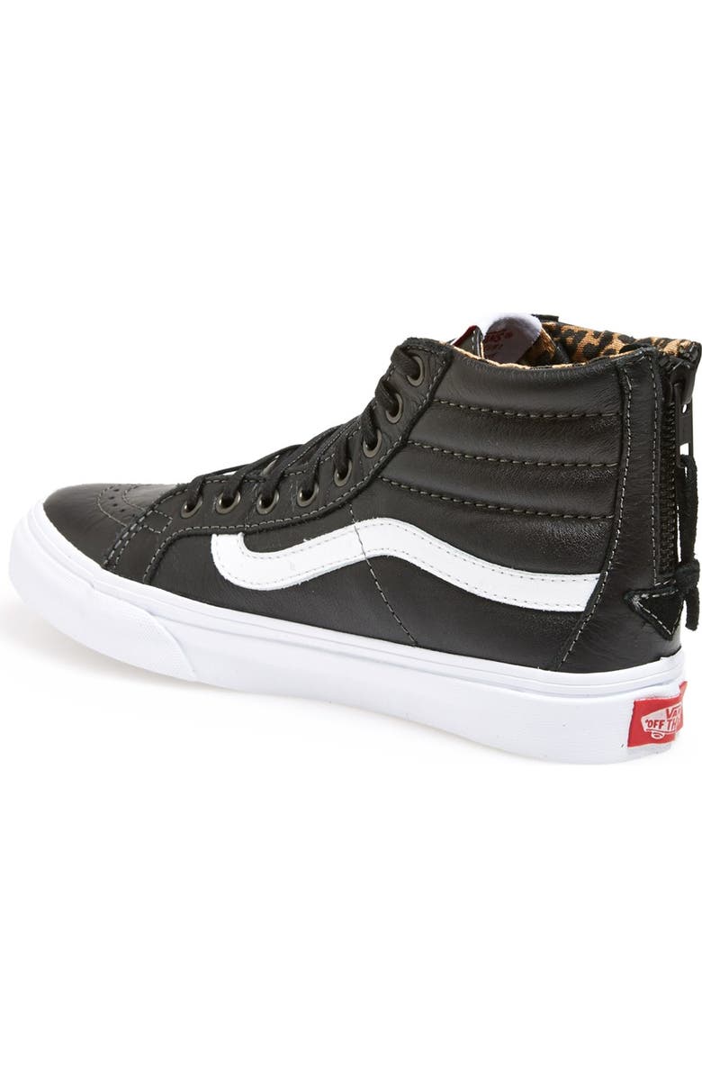 Vans 'Sk8-Hi Slim Zip' Sneaker, Alternate, color,