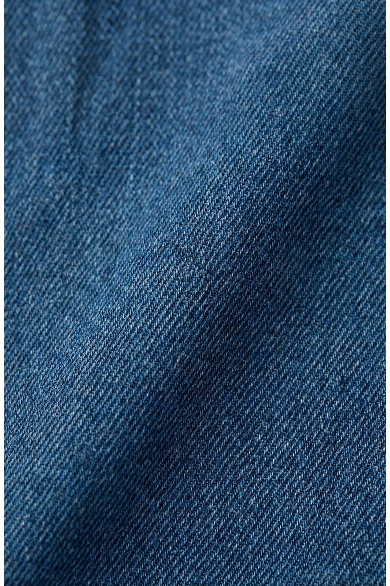 Strapless Denim Heart Shaped Panel Corset Top, Alternate, color, Medium-Wash Blue