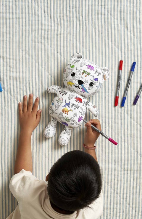 Color-In Dinosaur Artie Bear