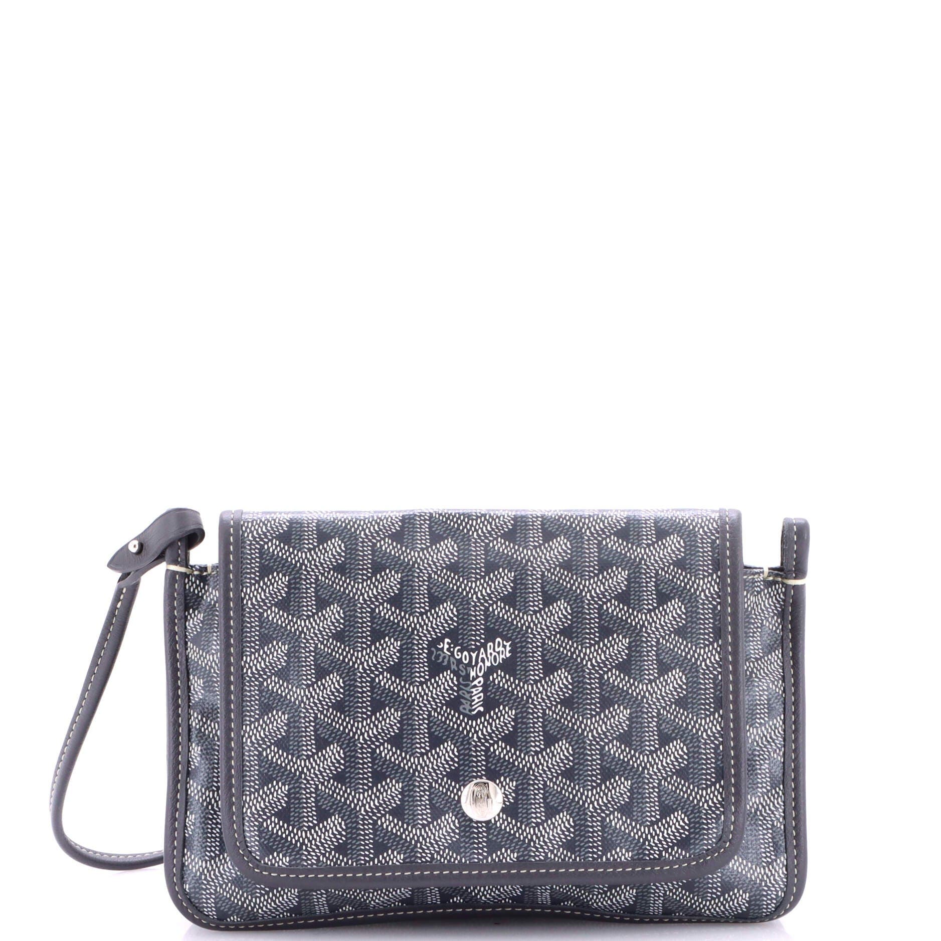 Plumet Clutch Wallet Coated Canvas, Main, color, Gray
