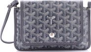Pre-Owned Goyard Plumet Clutch Wallet Coated Canvas