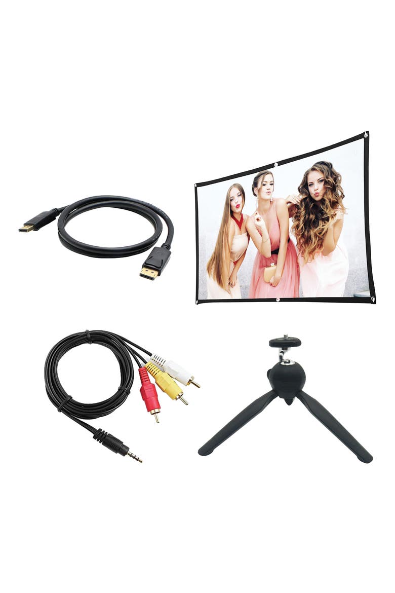 Home Theater Projector Accessories Kit, Main, color, Black