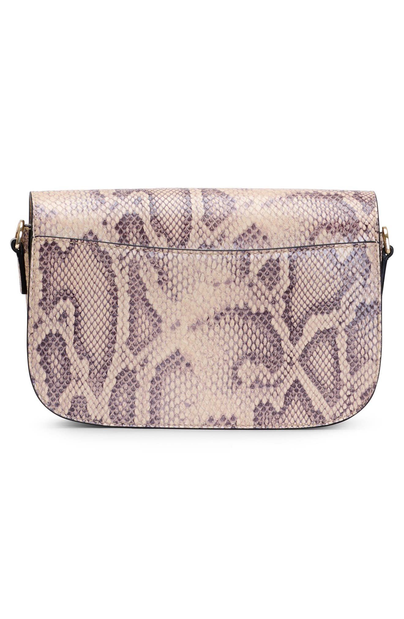 JASON WU Orbit Snakeskin Print Leather Crossbody Bag, Alternate, color, 