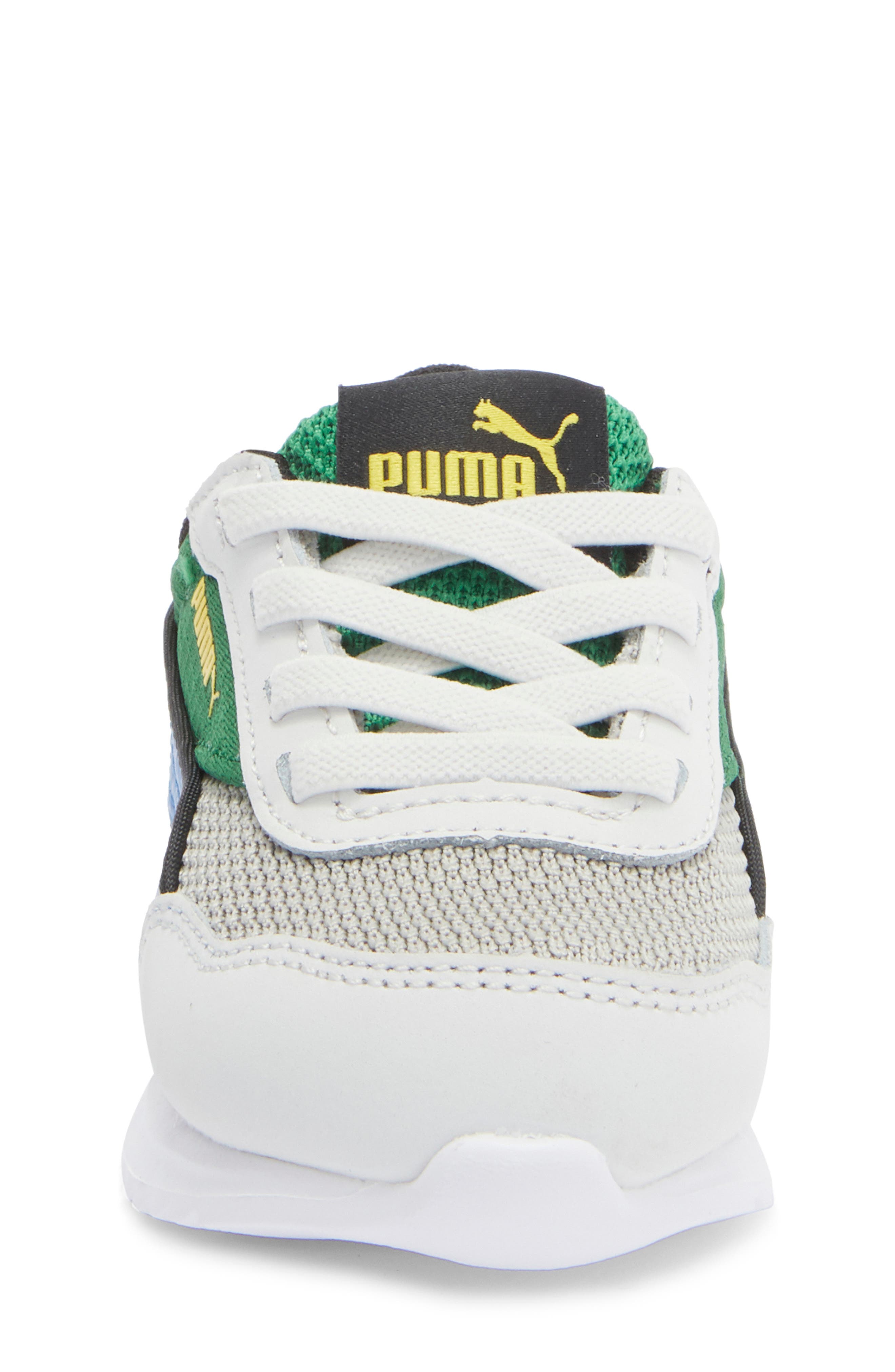 PUMA Kids' R78 Gravity Sneaker, Alternate, color, Archive Green/ Royal/ Yellow