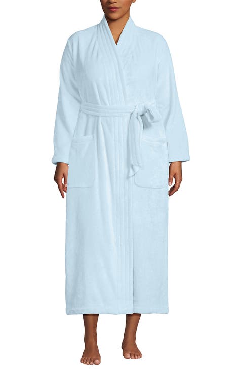 Plus Size Cozy Plush Long Wrap Robe