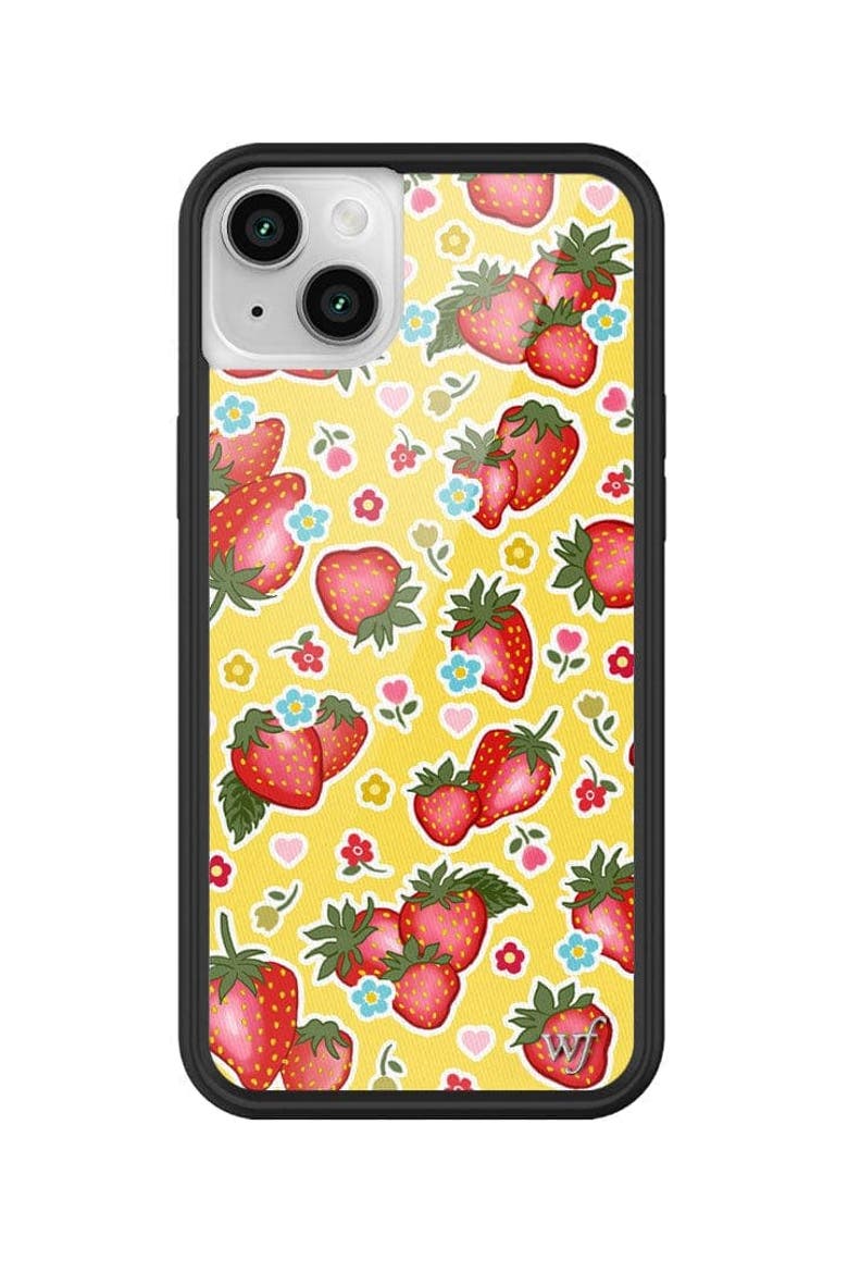 Sweet Berries iPhone Case, Alternate, color, Yellow