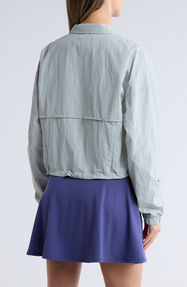 YOGALICIOUS Spring Peak Crop Half Zip Anorak Jacket, Alternate, color,