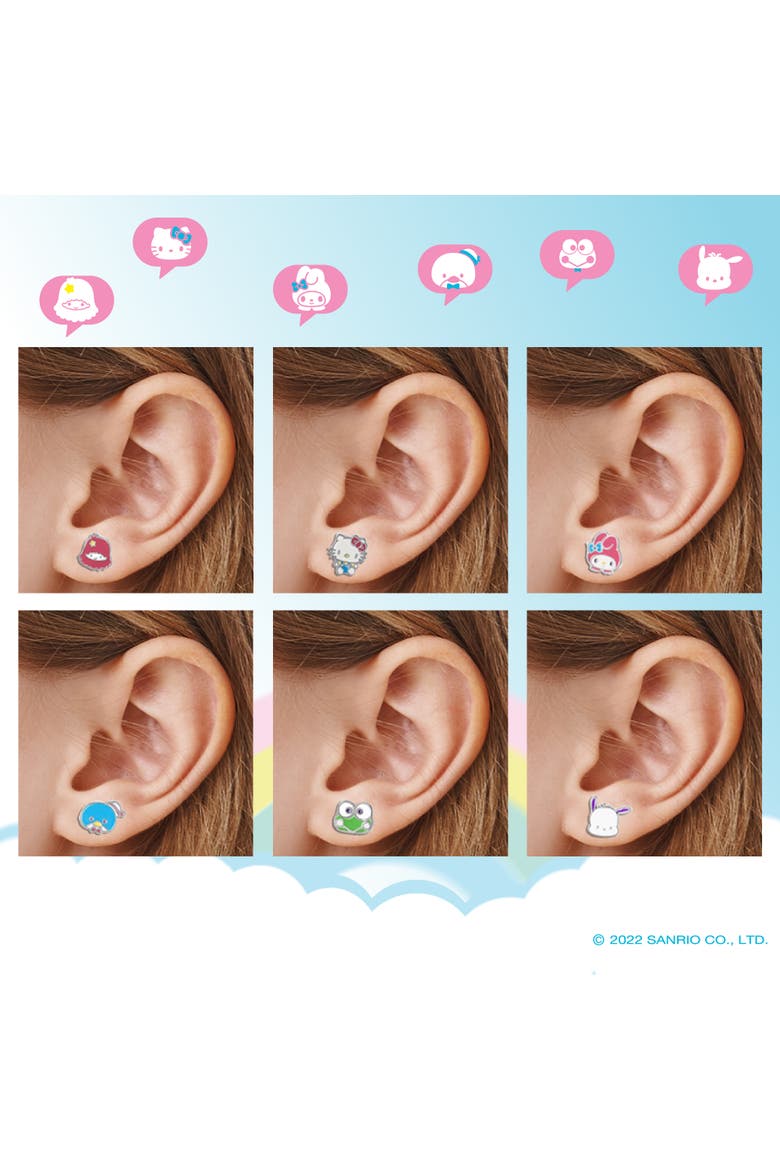and Friends Stud Earring Set - 12 Pairs, Alternate, color, Multicolor