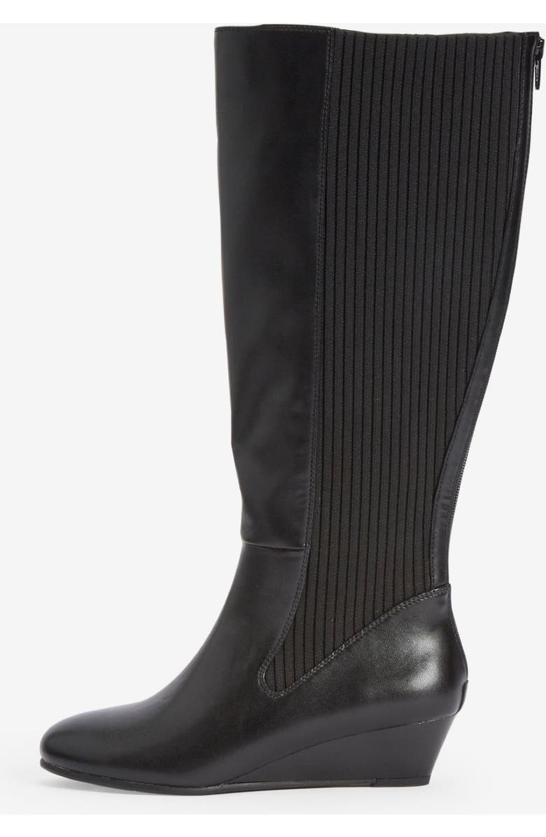Comfortview The Briar Tall Wide Calf Boot, Alternate, color, Black