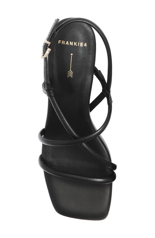 Frankie4 Lottie Block Heel Sandal In Black