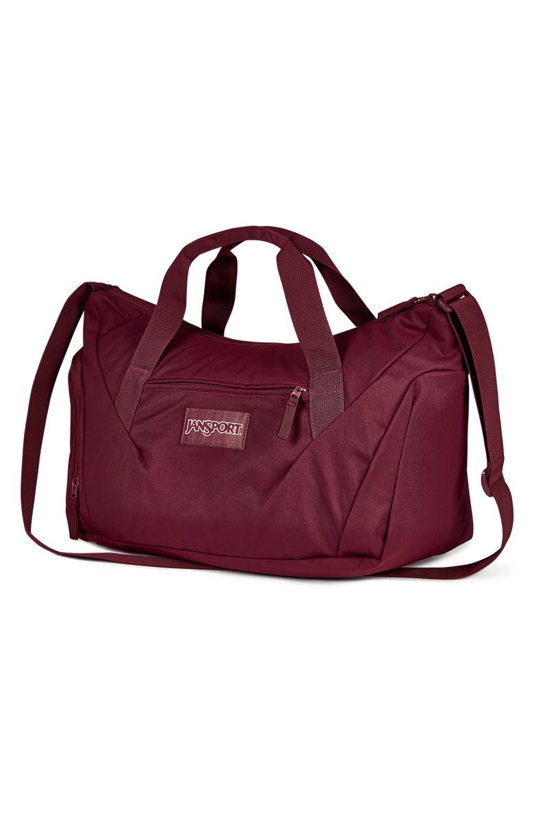 Jansport Recharge Gym Bag Medium, Alternate, color, Cherry Lacquer