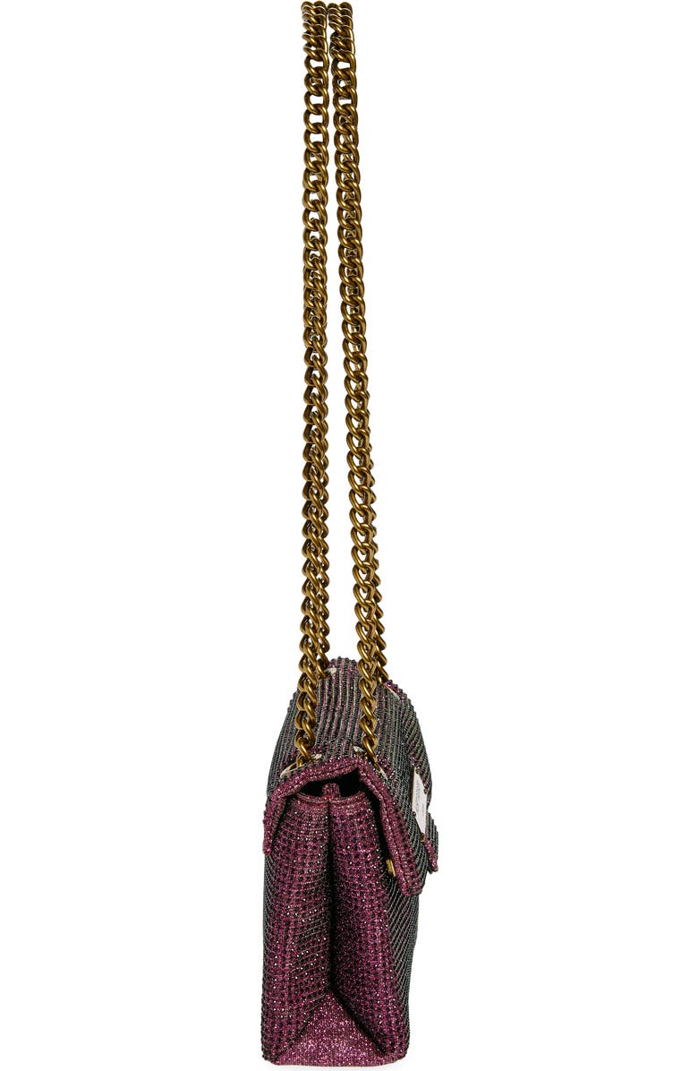 Kurt Geiger London Rhinestone Mini Brixton Plate Shoulder Bag, Alternate, color,