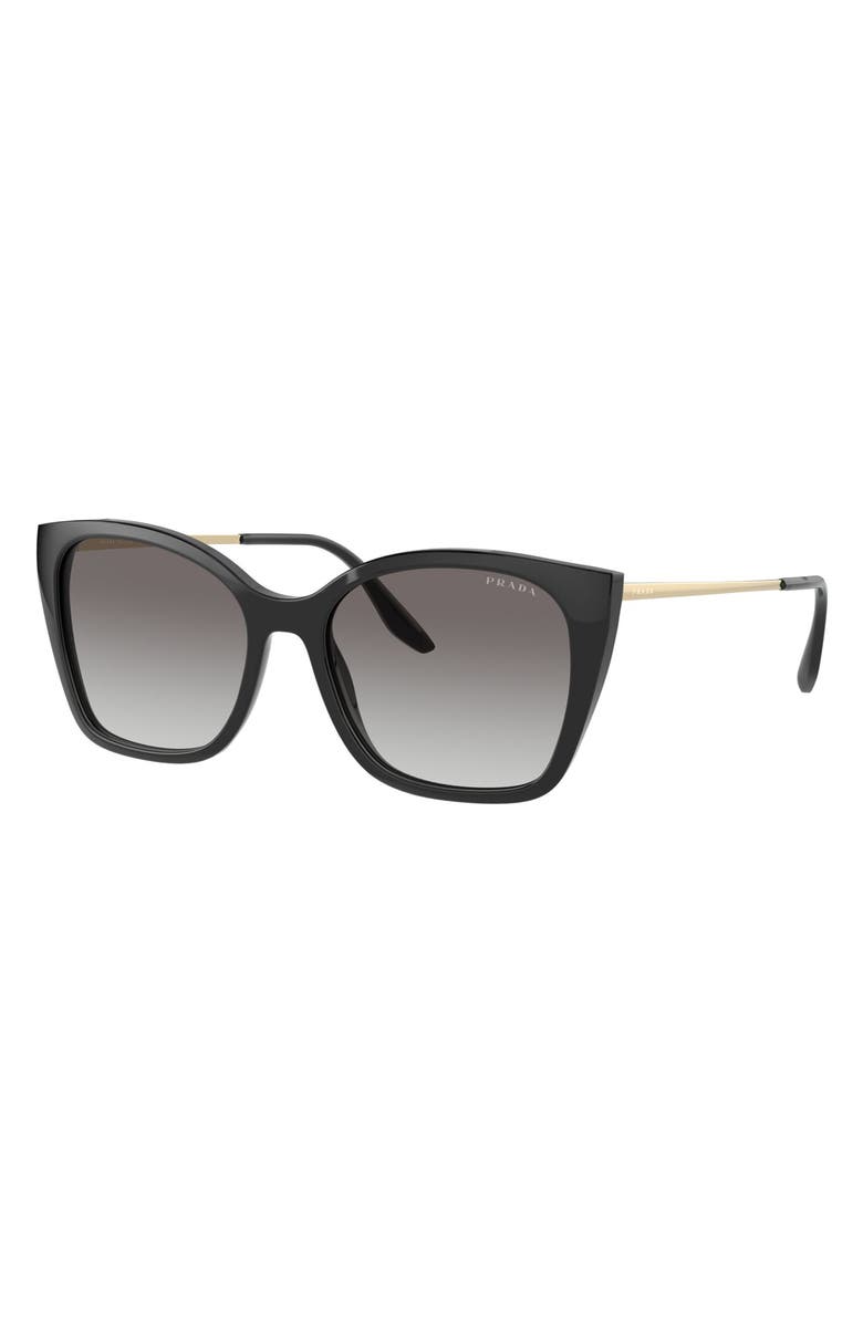 Prada 54mm Gradient Cat Eye Sunglasses, Alternate, color, 