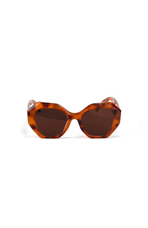 Donna Geometrically Shaped UV Frames Sunglasses