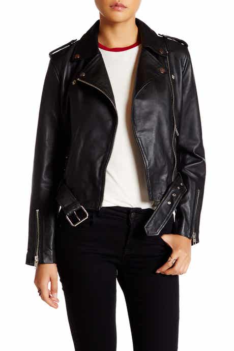 Walter Baker Allison Leather Moto Jacket